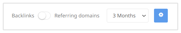 backlinks and referring domains tab